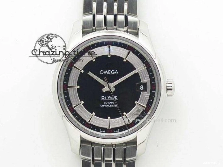 1222 UrbanChic Speedmaster Racing Master SS HKF Best Edition Blue Black Dial on SS Bracelet A 7808